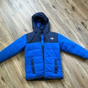 The North Face Boys hooded reversible jacket